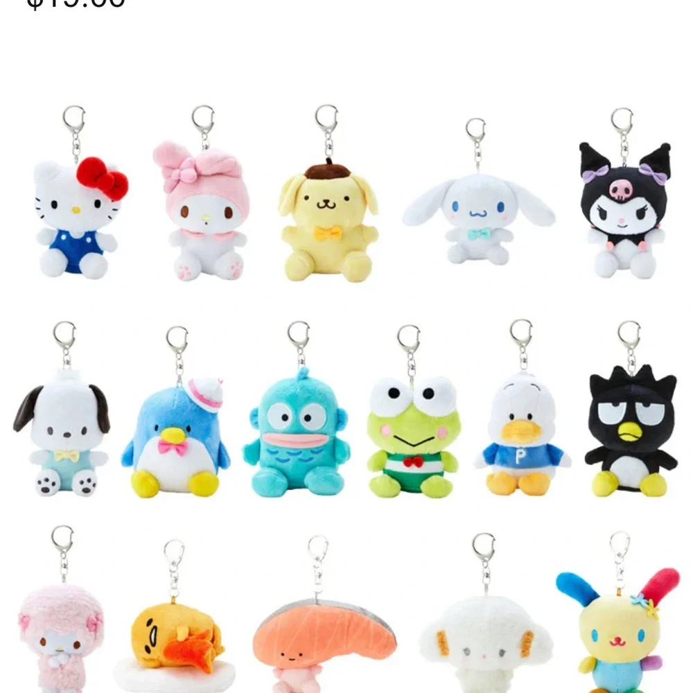 ✅Sanrio Classic Bad Badtz-Maru Plush Mascot Keychain Japan